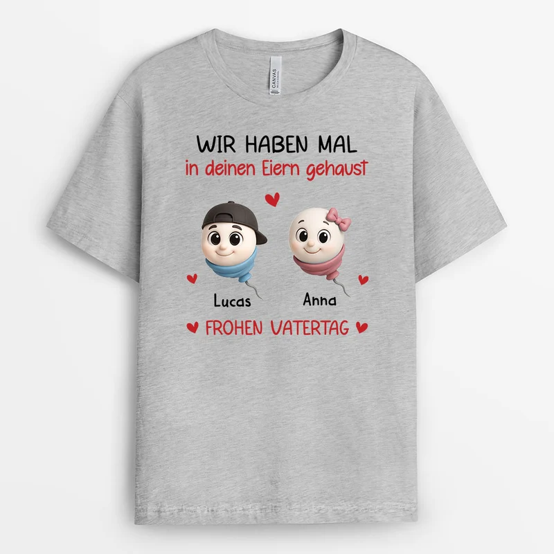 Danke Dass Du Uns Nicht Geschluckt Hast Muttertag Vatertag - Personalisiertes Geschenk | Mama & Papa Shirt