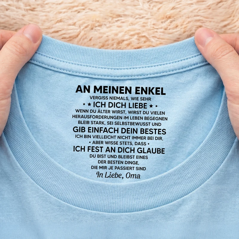 Du Bist Und Bleibst Eines Der Besten Dinge Die Mir Je Passiert Sind - Personalisiertes Geschenk | Weißes T Shirt Nackenlabel Drucken Sohn Tochter Männer Frauen