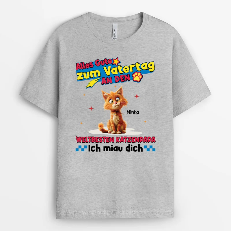 Alles Gute Zum Muttertag Vatertag - Personalisierte Geschenke Katze | T Shirt
