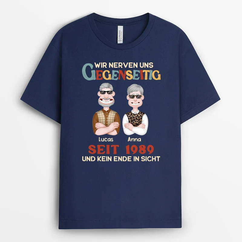 Wir Nerven Uns Gegenseitig - Personalisierte Paar Geschenke | T Shirt Shaun Das Schaf