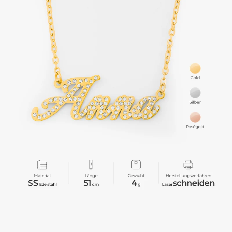 Namen - Personalisiertes Geschenk | Kette Mann Und Frau