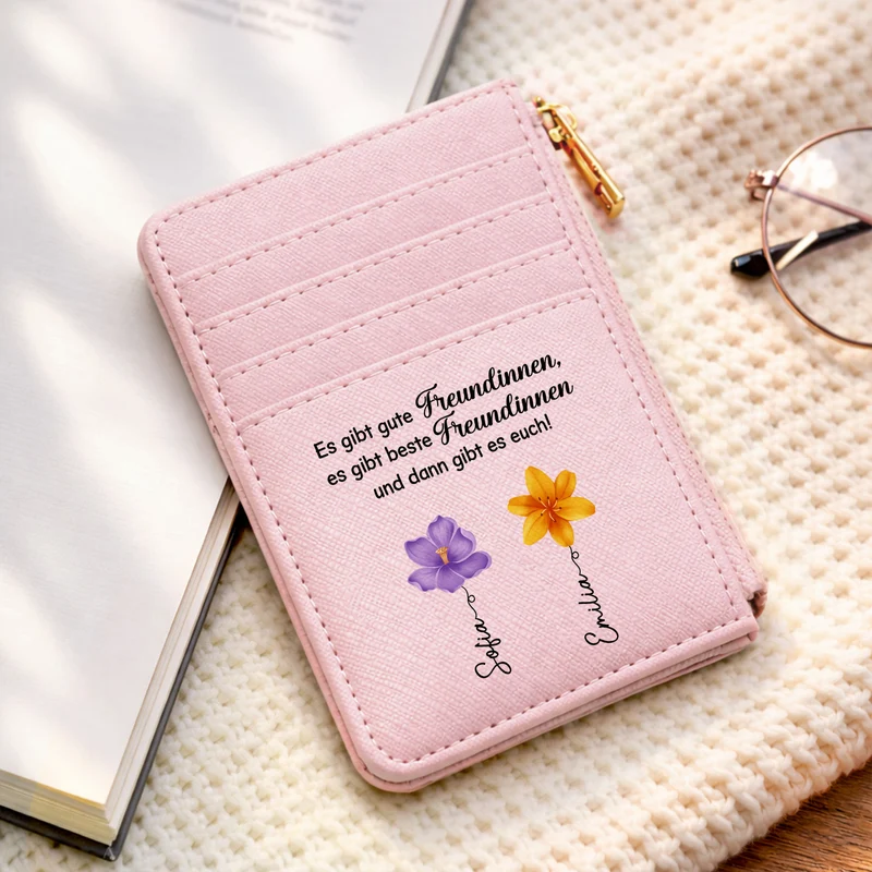 Es Gibt Gute Freundinnen Es Gibt Beste Freundinnen Und Es Gibt Dich - Personalisiertes Geschenk | Kartenetui