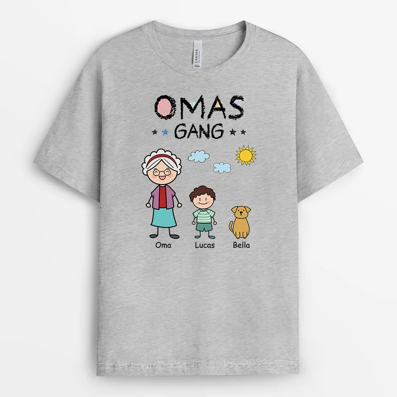 Opas Gang Buntstifte - Personalisierte Geschenke Oma Und Opa | T Shirt