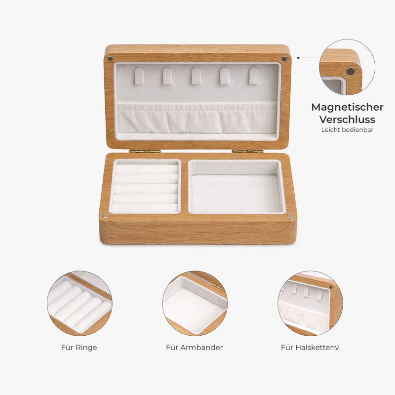 Erst Mama Jetzt Oma - Personalisiertes Geschenk | Schmuckkästchen Holz