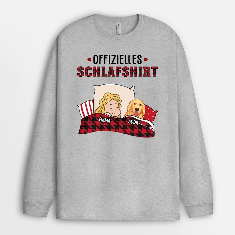 Offizielles Schlafshirt - Personalisierte Geschenke | Pullover für Hundebesitzer