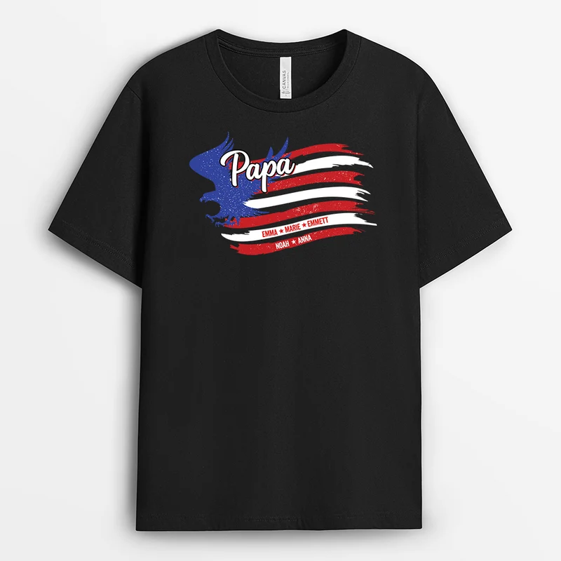 Papa Adler - Personalisiertes Geschenk | T-shirt für Papas