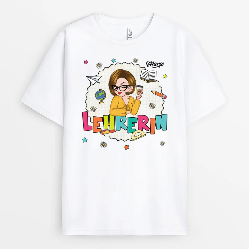 Trendige Lehrerin - Personalisiertes Geschenk | T Shirts Damen