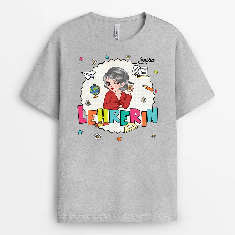Trendige Lehrerin - Personalisiertes Geschenk | T Shirts Damen