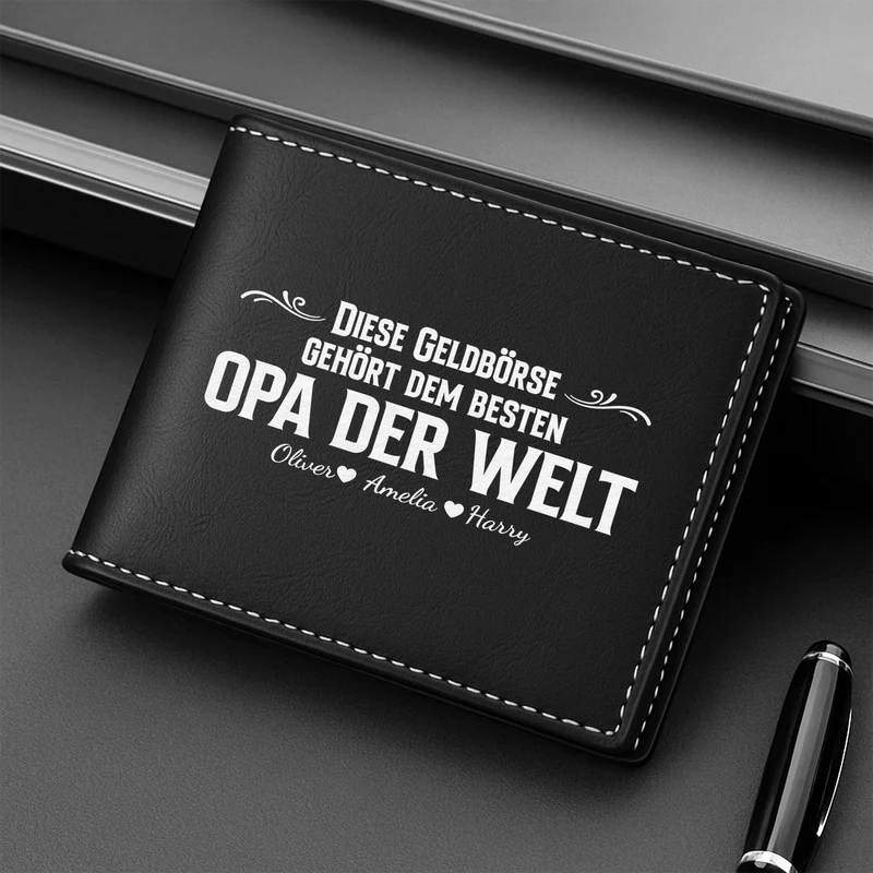 Diese Geldbörse Gehört Dem Besten Papa Der Welt - Personalisierte Geschenke Herren | Portemonnaie