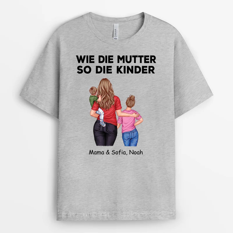Wie Der Vater So Das Kind - Personalisiertes Geschenk | T Shirt Papa