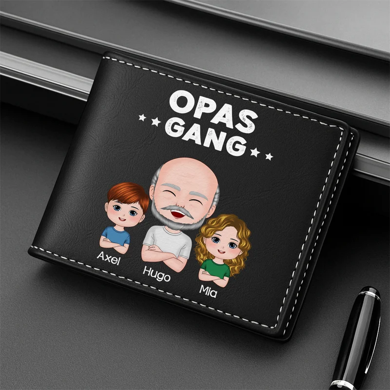 Papas Gang - Personalisierte Geschenke Herren | Portemonnaie Cool