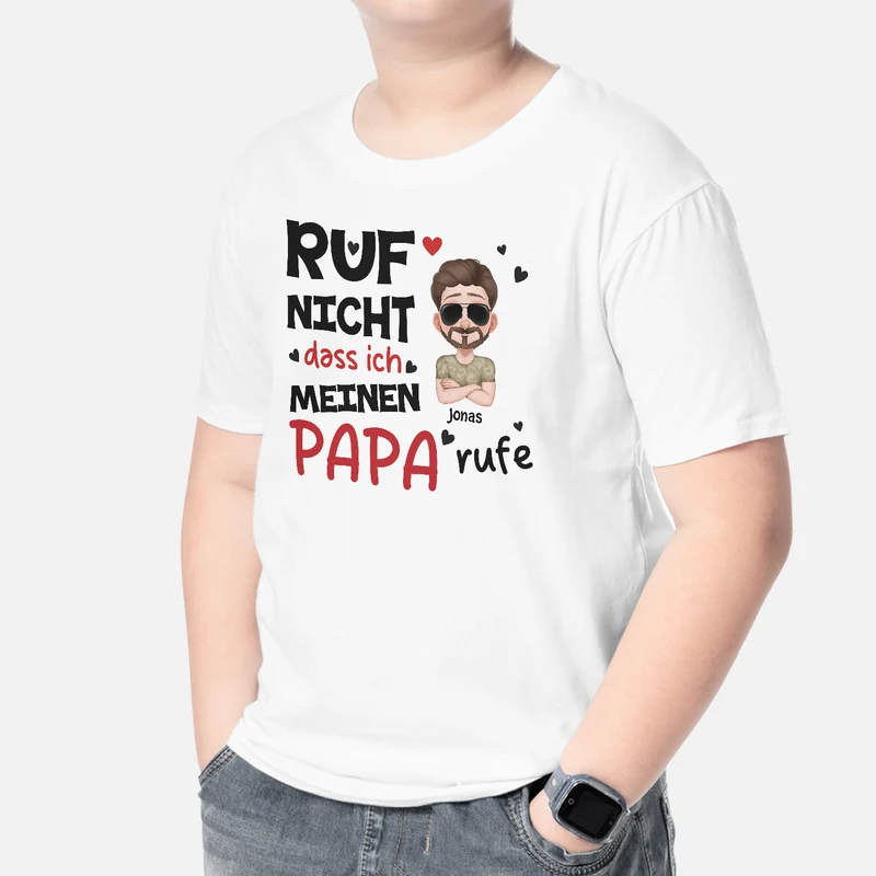 Ruf' Nicht Dass Ich Meine Oma Anrufe - Personalisierte Geschenke Kinder/Enkelkinder | T Shirts