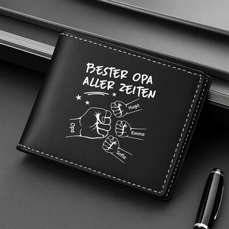 Bester Papa Aller Zeiten - Personalisierte Geschenke Herren | Portemonnaie