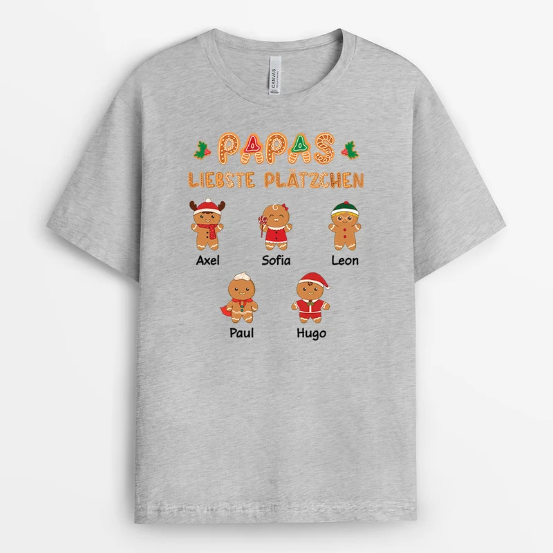 Omas Liebste Plätzchen - Personalisierte Weihnachtsgeschenke | Oma T Shirt
