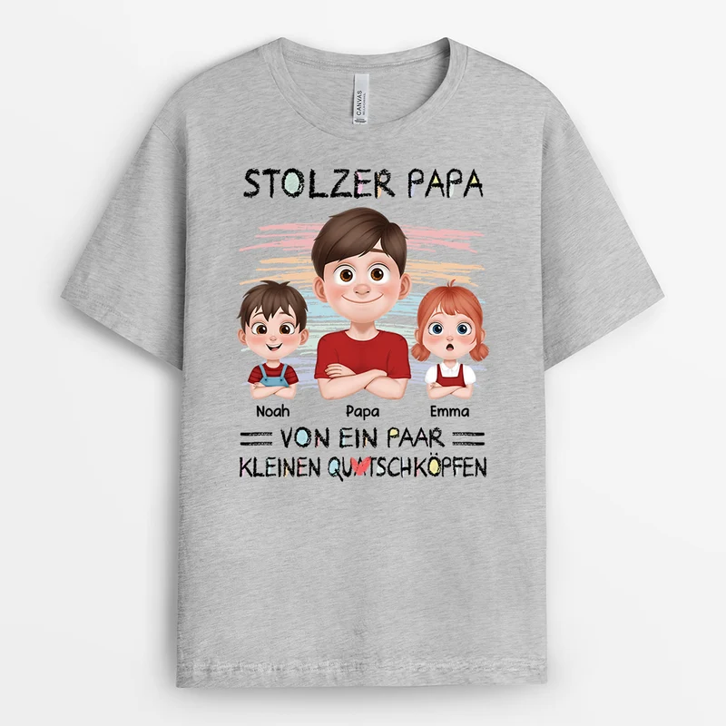 Stolze Mama Von Kleinen Quatschköpfen - Personalisiertes Geschenk | Mama T-Shirt