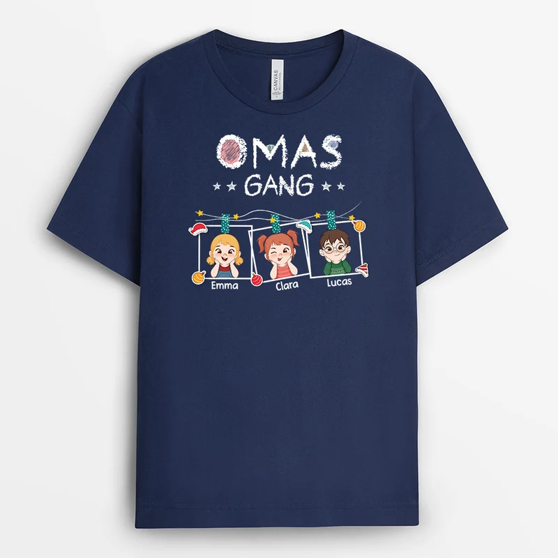 Opas Gang Bunstifte Bilderrahmen - Personalisierte Weihnachtsgeschenke | Opa & Oma T Shirt
