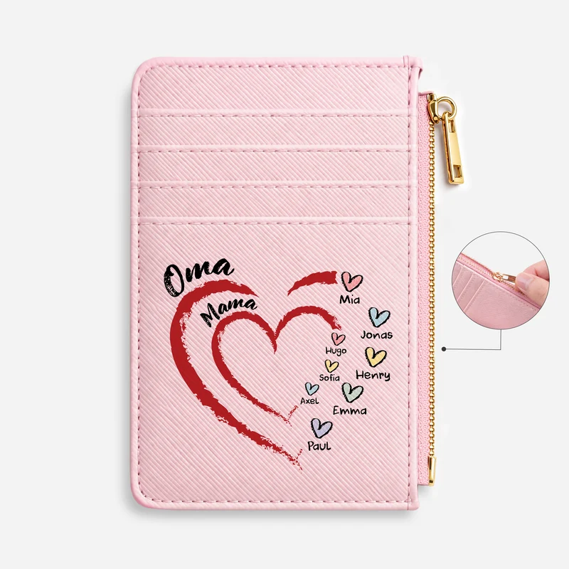 Oma Mama Kinder Buntstifte - Personalisiertes Geschenk | Kartenetui