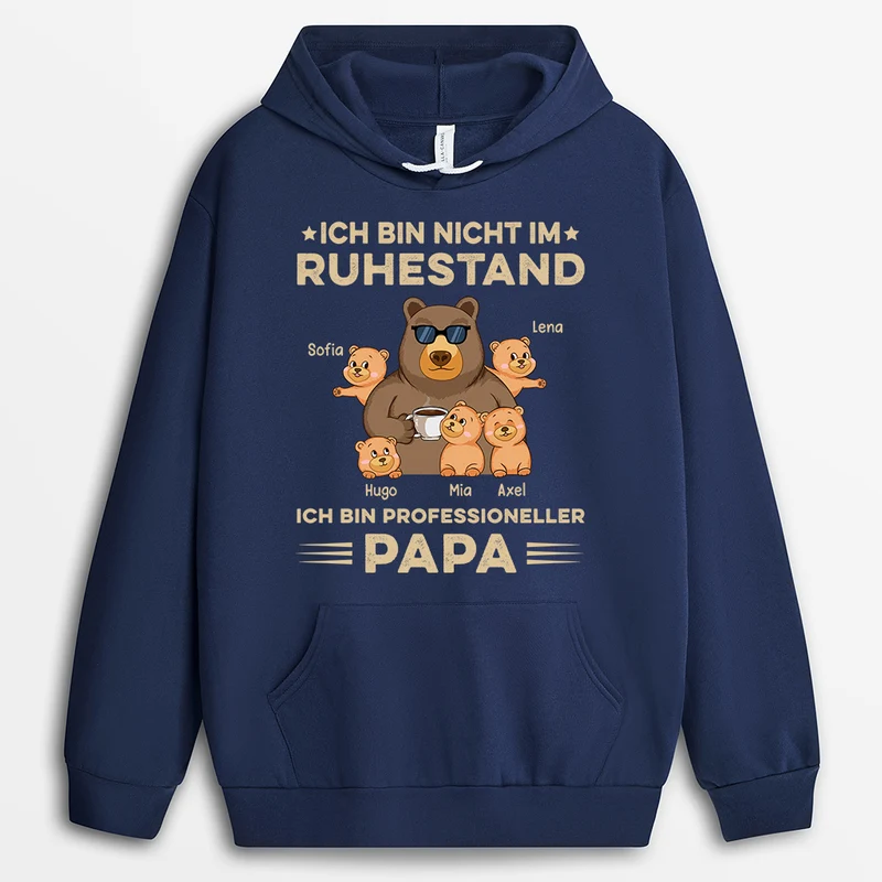 Ich Bin Professioneller Opa - Personalisierte Geschenke | Hoodie für Papa/Opa