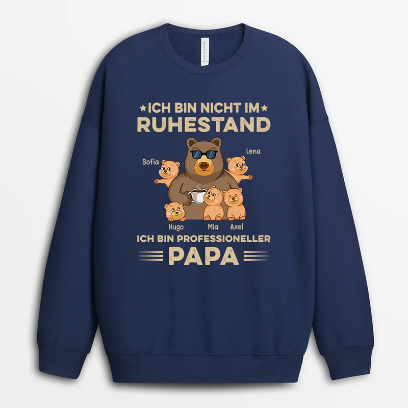 Ich Bin Professioneller Opa - Personalisierte Geschenke | Pullover für Papa/Opa