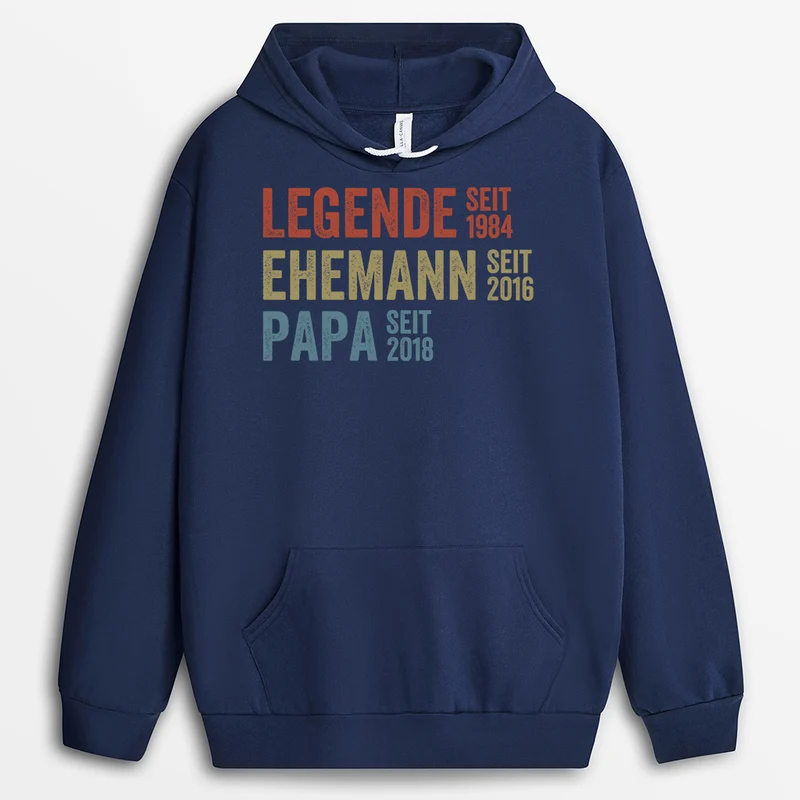 Die Legende - Personalisiertes Geschenk | Opa/Papa Hoodie