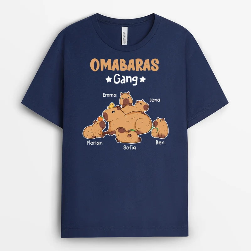 Papabaras Bande/Papas Bande - Personalisiertes Geschenk | T-shirt für Opas/Papas