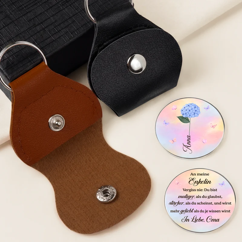 Du Wirst Mehr Geliebt Als Du Ahnst - Personalisiertes Geschenk | Pocket Hug Schlüsselanhänger Mama Oma