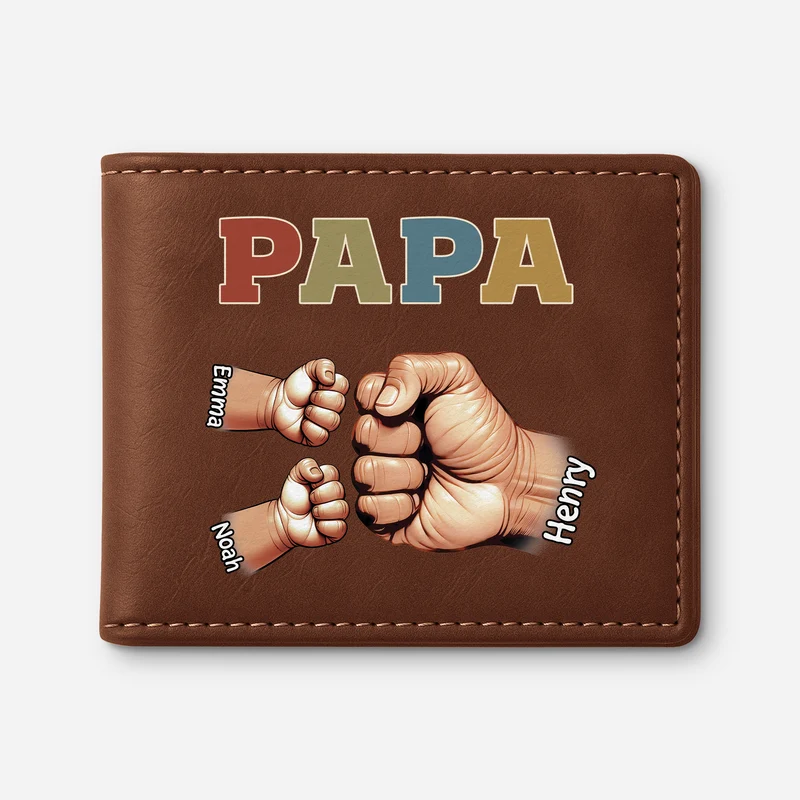 Papa Im Vintage - Personalisierte Geschenke Herren | Portemonnaie