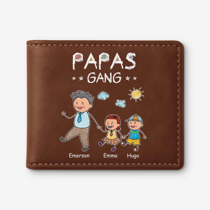 Papas Gang Buntstifte - Personalisierte Geschenke Herren | Portemonnaie