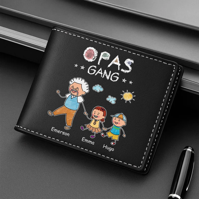 Papas Gang Buntstifte - Personalisierte Geschenke Herren | Portemonnaie