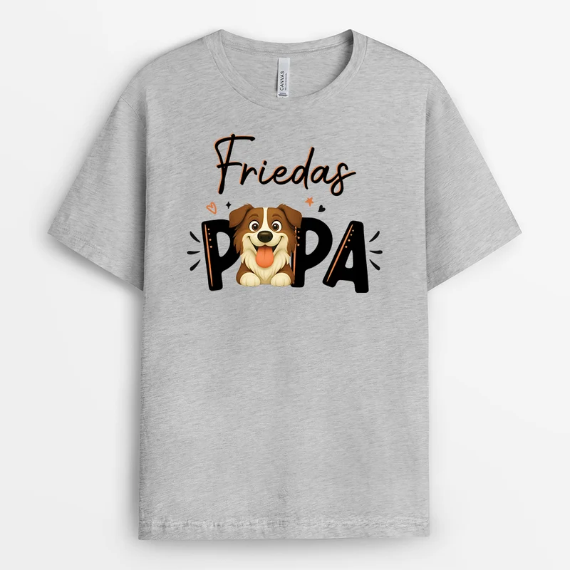 Hundepapa/Hundemama - Personalisierte Geschenke Für Hundebesitzer | T Shirt