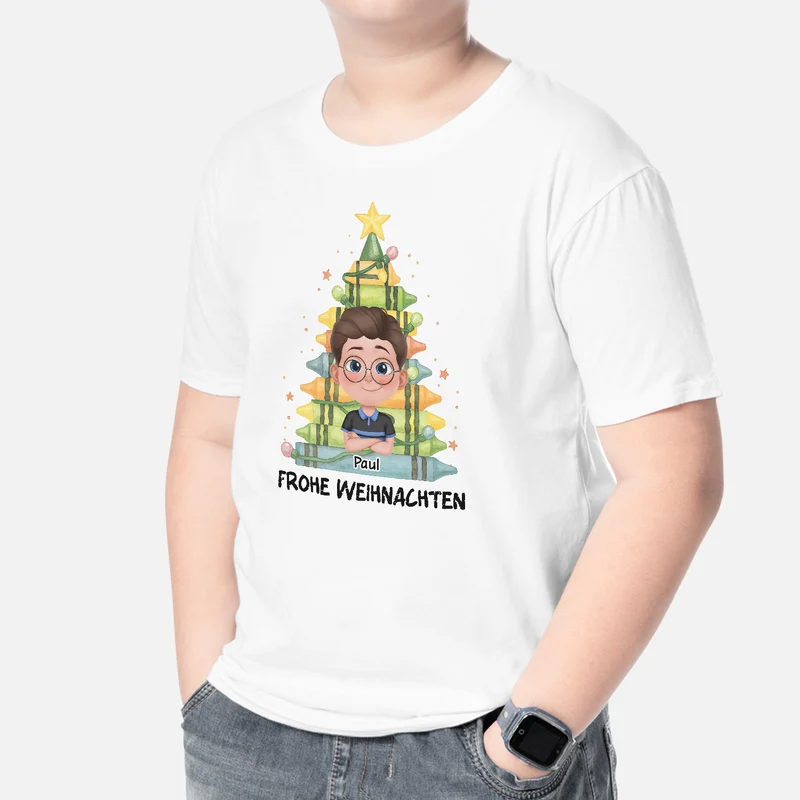 Weihnachten Ich Komme - Personalisierte Weihnachtsgeschenke | Kinder Shirt