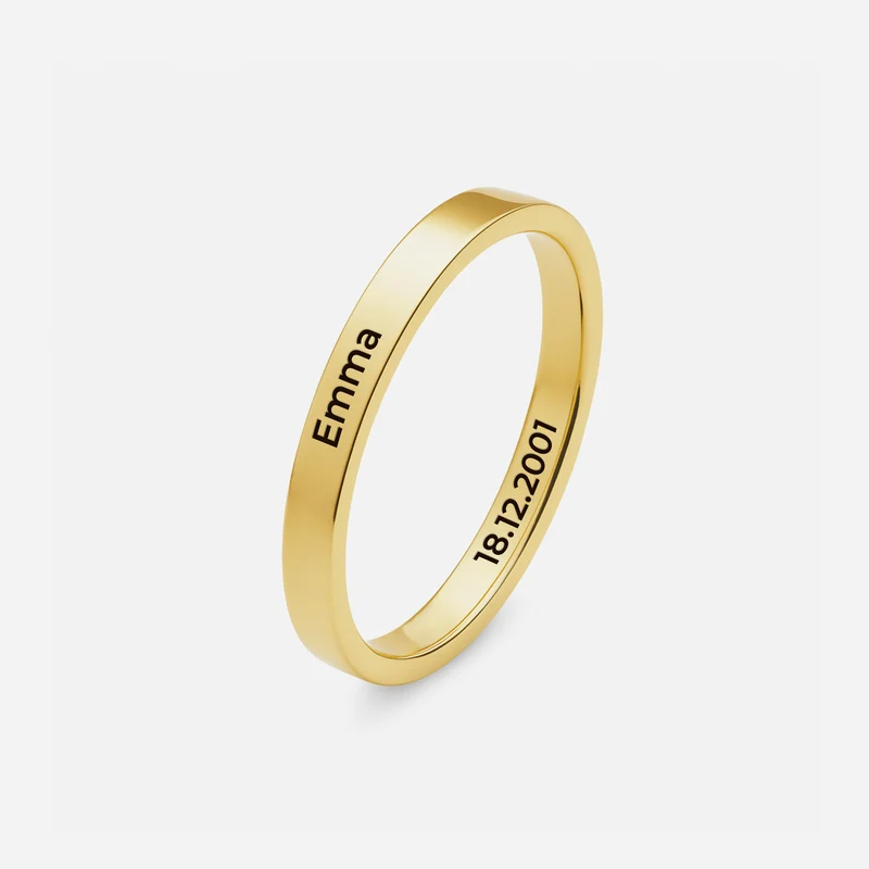Namensring - Personalisiertes Geschenk | Ringe Damen Männer