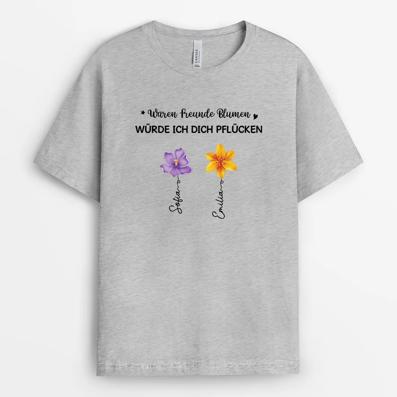 Beste Freundinnen Sprüche - Personalisiertes Geschenk | T Shirts Damen