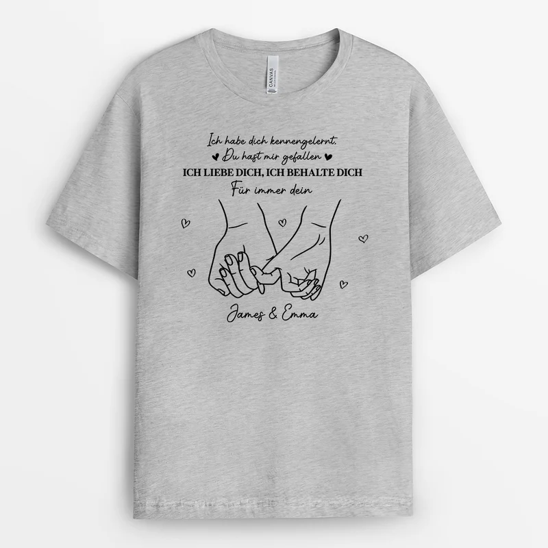 Für Immer Dein Pinky Promise - Personalisierte Geschenke Paare | T Shirt