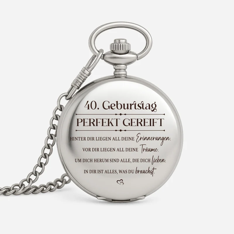 Geburtstagswünsche- Personalisierte Geschenke Zum Geburtstag | Taschenuhr