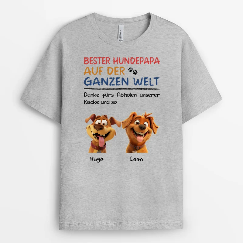 Liebe Hundemama - Personalisiertes Geschenk | T shirt Hund