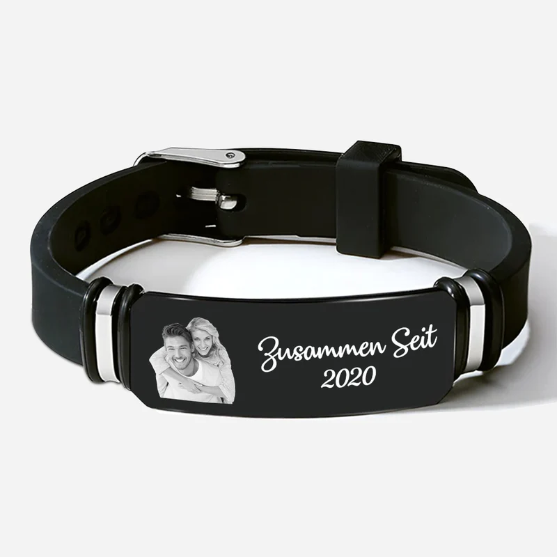 Zusammen Seit - Personalisiertes Geschenk | Armbänder Paare mit Foto