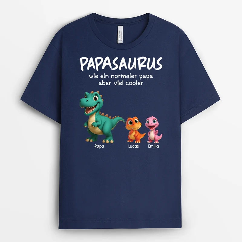 Mamasaurus Cartoon - Personalisiertes Geschenk | Mama T-Shirt
