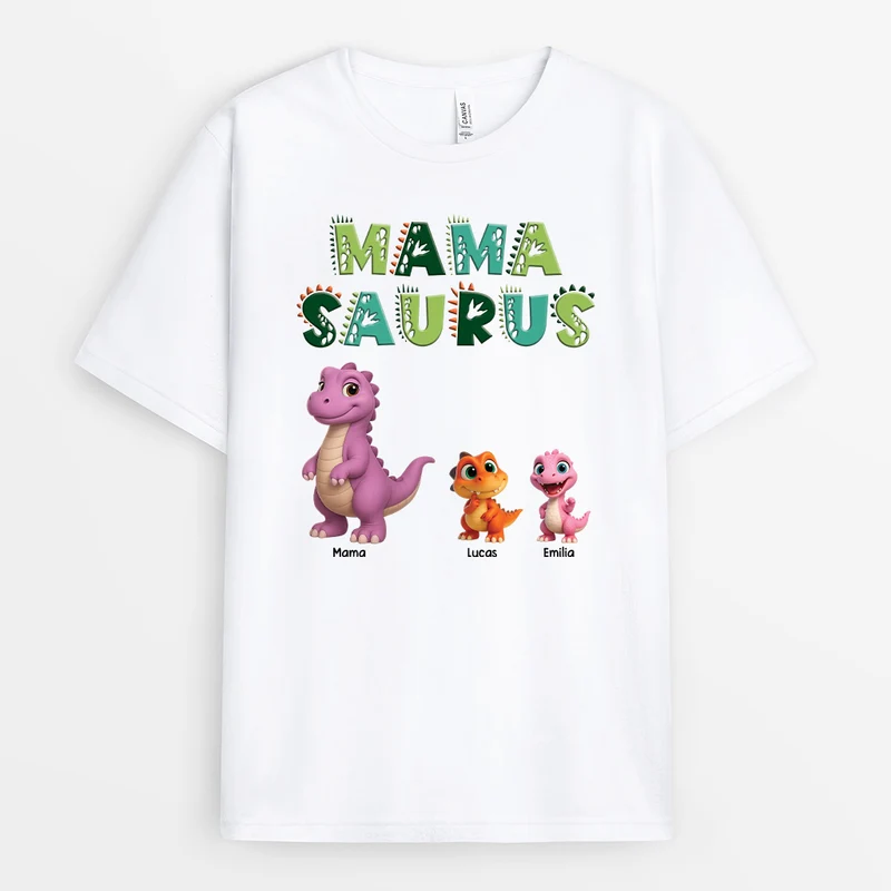 Mamasaurus Omasaurus - Personalisiertes Geschenk | T Shirts Damen