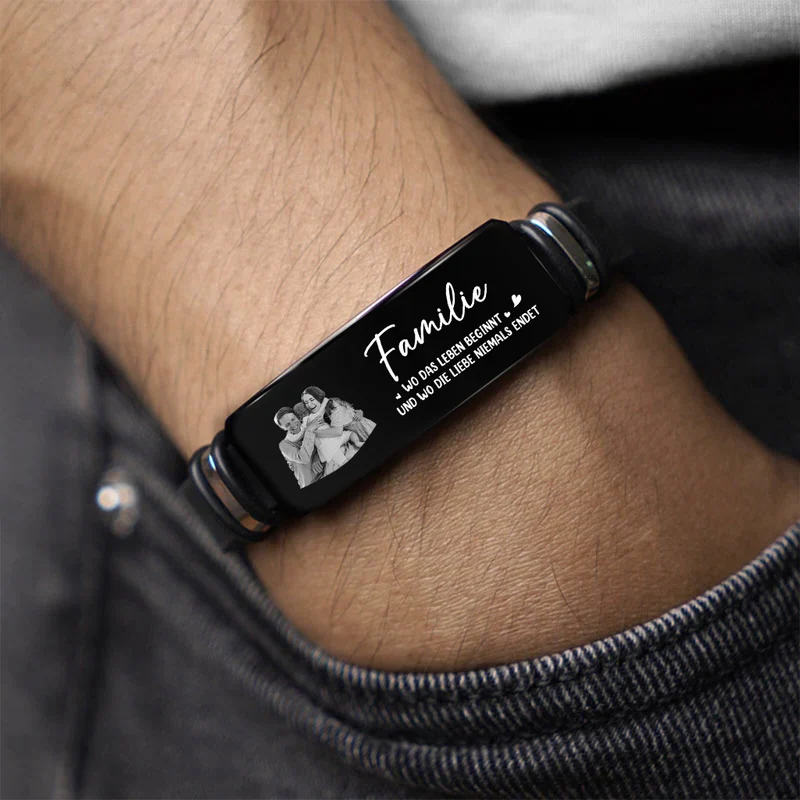 Familie - Personalisiertes Geschenk | Armband Mit Foto für die Familie