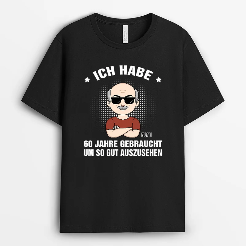 Ich Habe 80 Jahre Lang An Diesem Look Gearbeitet - Personalisierte Geburtstagsgeschenke | T Shirts Damen & Männer