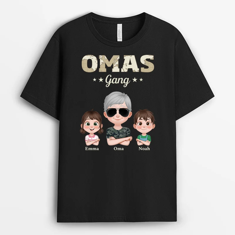 Omas Gang Weltkarte - Personalisierte Geschenke Oma Und Opa | T Shirt