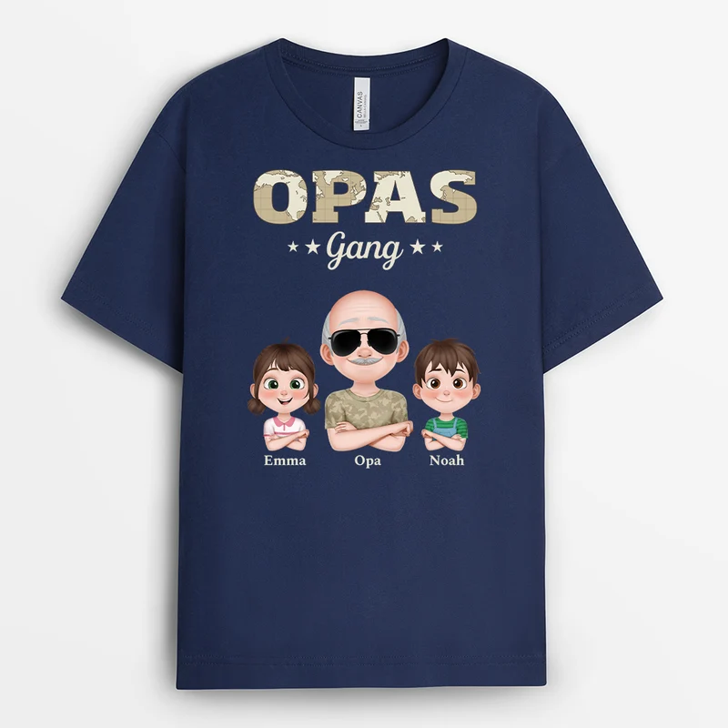 Omas Gang Weltkarte - Personalisierte Geschenke Oma Und Opa | T Shirt