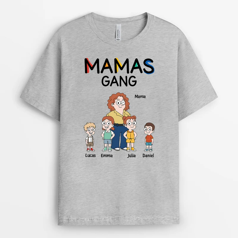 Papas Gang Simpsons - Personalisiertes Geschenk | Mama & Papa Shirt