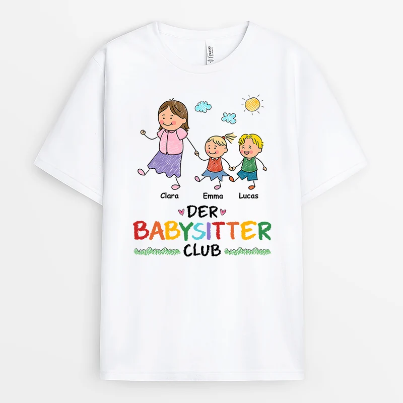 Der Babysitter Club - Personalisiertes Geschenk Tagesmutter | T Shirt