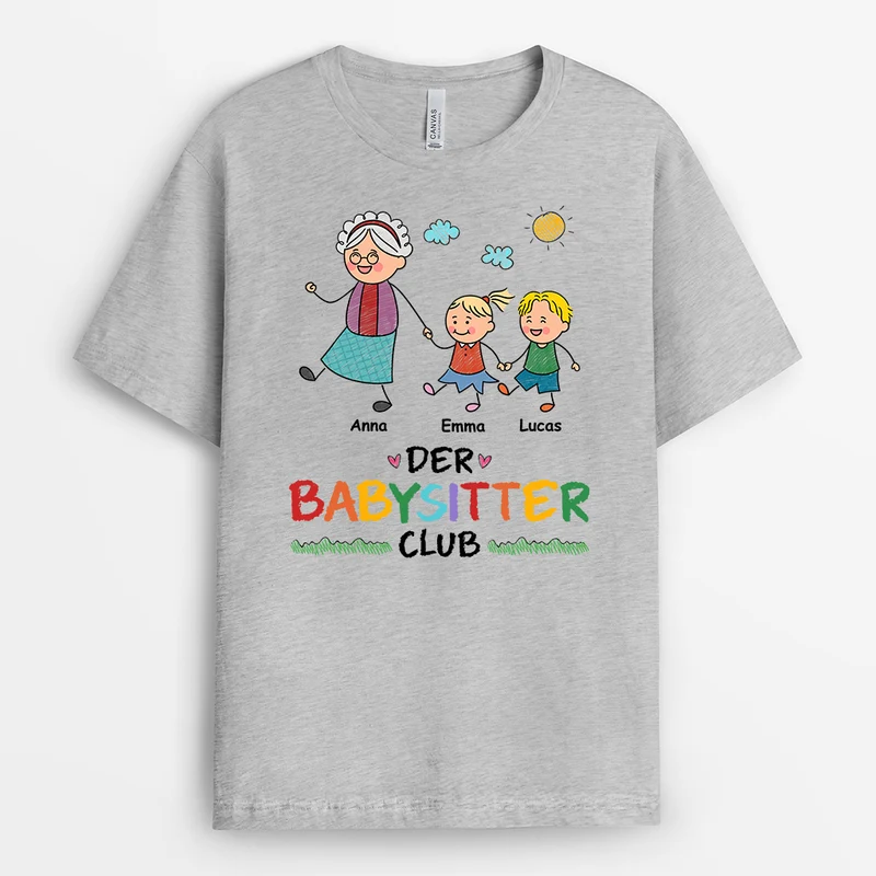 Der Babysitter Club - Personalisiertes Geschenk Tagesmutter | T Shirt