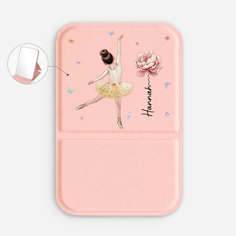 Ballet - Personalisierte Geschenke Kinder | Taschenspiegel Blumen