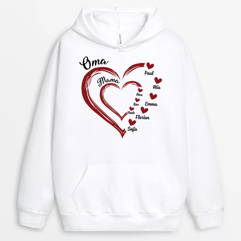 Oma/Mama - Personalisiertes Geschenk | Hoodie für Frauen