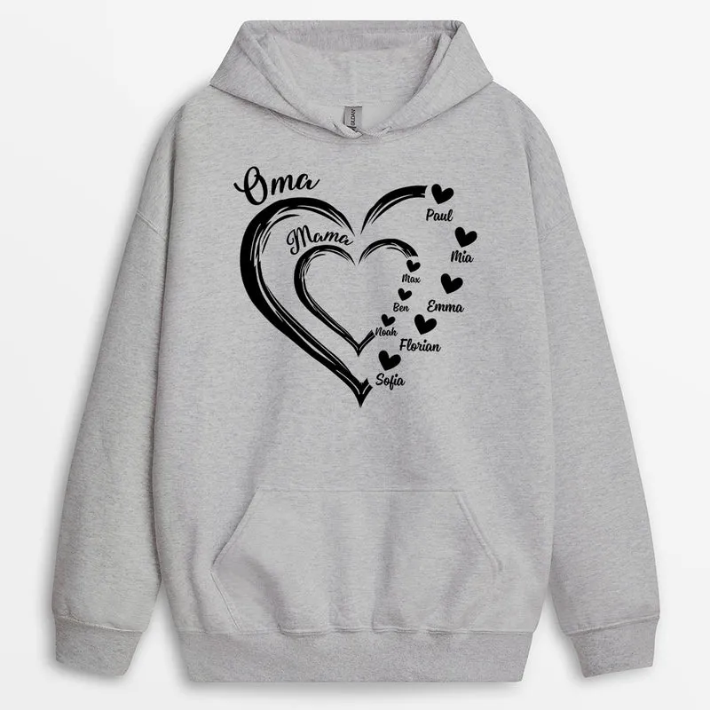 Oma/Mama - Personalisiertes Geschenk | Hoodie für Frauen