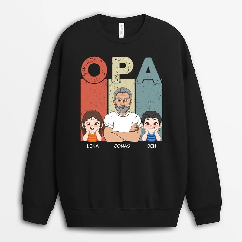 Opa/Papa - Personalisiertes Geschenk | Pullover für Herren